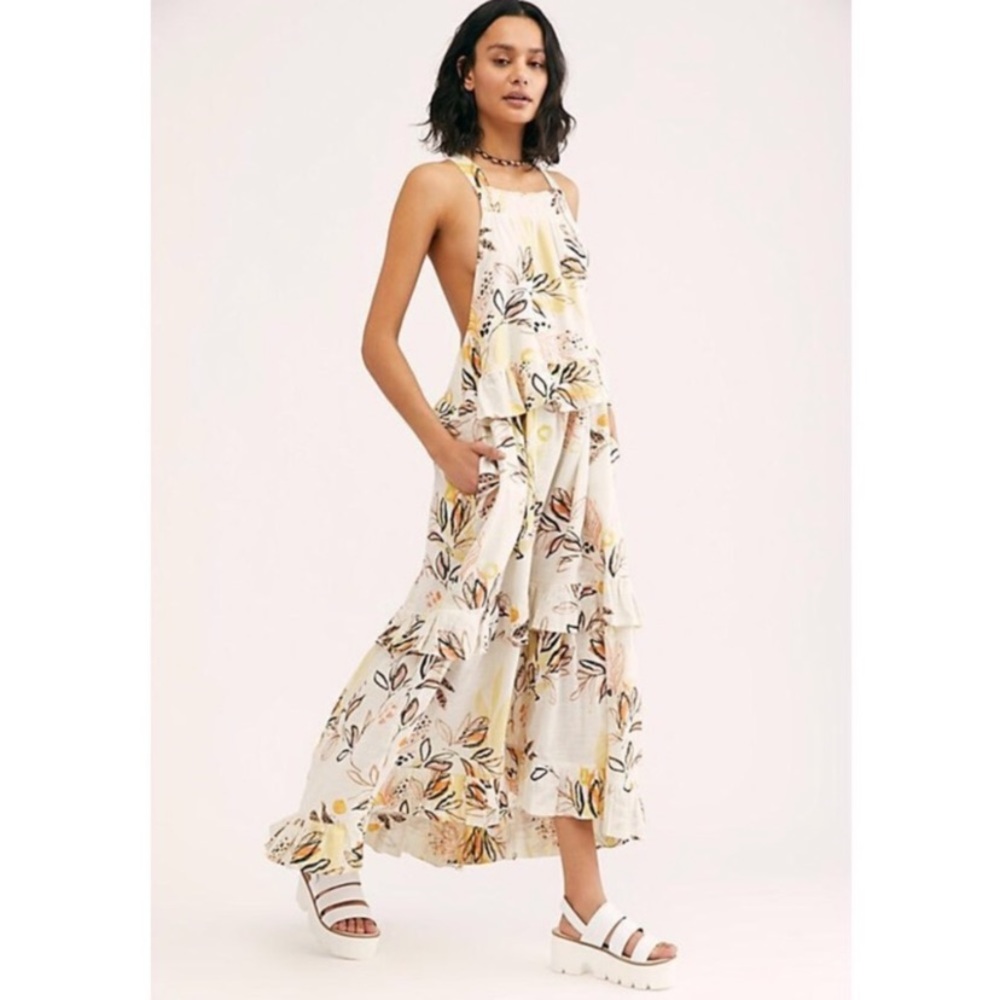 NWT Free People Anita Printed Maxi Dress